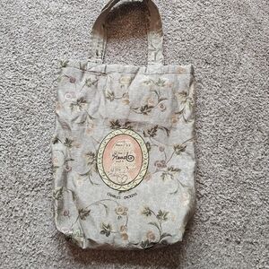 Floral Tote Bag with Vintage Design